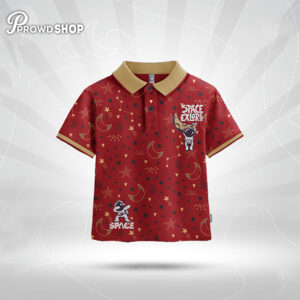 Kids Premium Polo T-Shirt - Space Explorer