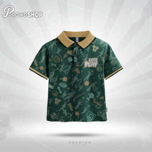 Kids Premium Polo T-Shirt - Lets play